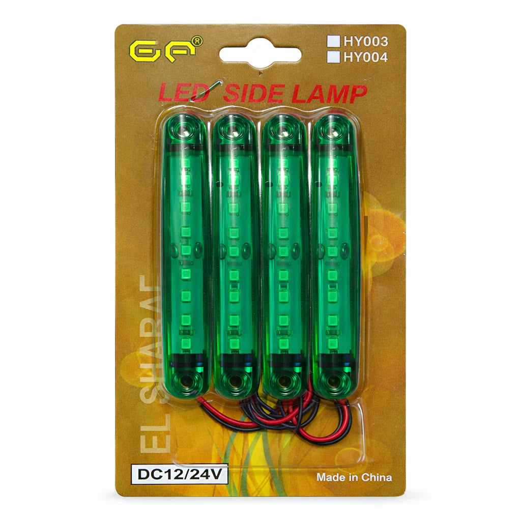 HY-003 4 Feux de position vert 12V 24V