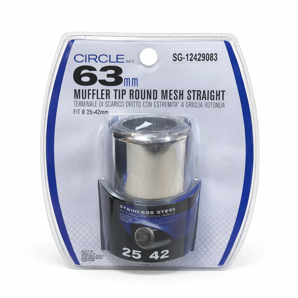 SG-1242908 Embout d'échappement inox 63mm
