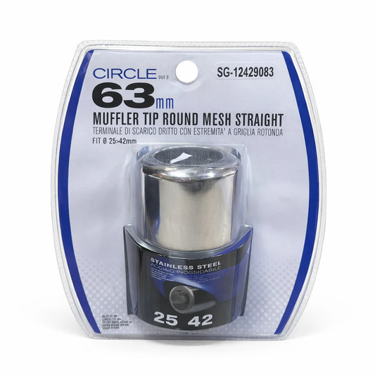 SG-1242908 Embout d'échappement inox 63mm