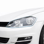 2 Cadre optique chromer Volkswagen golf 7 2012-2019