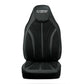 Housses de Sièges Auto Premiumen cuir – Compatibles avec Tous les Véhicules -Full black
