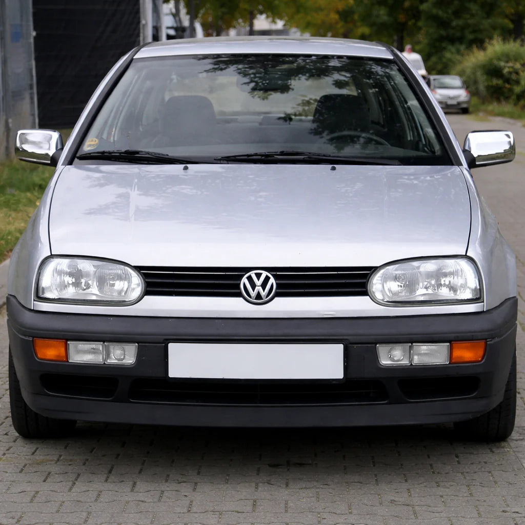 2 Cache rétroviseur chromer Volkswagen golf 3