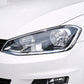 2 Cadre optique chromer Volkswagen golf 7 2012-2019