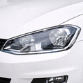 2 Cadre optique chromer Volkswagen golf 7 2012-2019