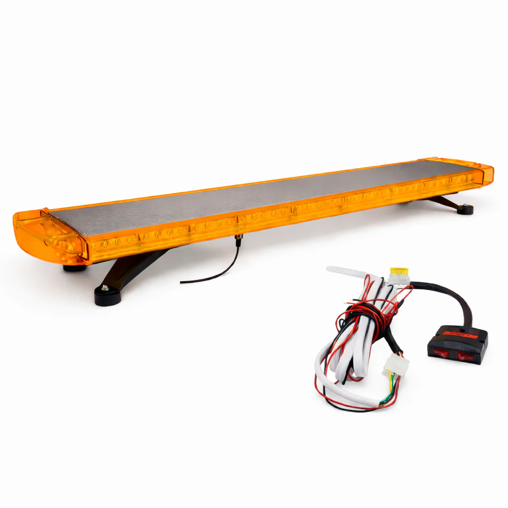 TBD-8400-88LED/ Feux tournant 1,20M sans alarm 12V orange