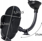 JS-062-A Porte téléphone ventouse carbone