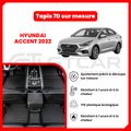 Tapis sur mesure 7D hyundai ACCENT 2022