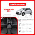 Tapis 7D sur mesure peugeot 208 2013