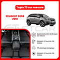 Tapis 7D sur mesure peugeot 3008 2018